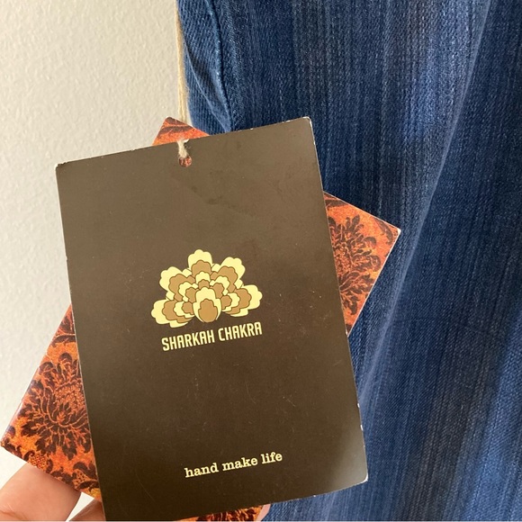 Sharkah Chakra Ladies Orcha blue Jeans - 9ct Gold Stud W32 L30- BNWT - Picture 5 of 17